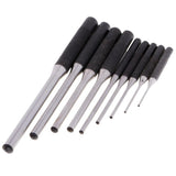 Maxbell 9pcs/Pack Roll Pin Punch Set Steel Removal Punch With Bag For Handmade Craft - Aladdin Shoppers