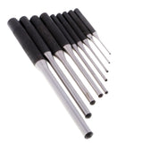 Maxbell 9pcs/Pack Roll Pin Punch Set Steel Removal Punch With Bag For Handmade Craft - Aladdin Shoppers