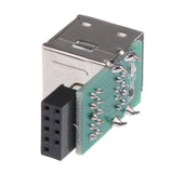 Maxbell 9Pin Motherboard to Double Layer 2Port USB2.0 Female Internal Header Adapter - Aladdin Shoppers