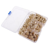 Maxbell A Box of 180 Pieces Wooden Head Push Pins Office Drawing Pins Map Mark Thumbtacks - Aladdin Shoppers