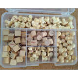 Maxbell A Box of 180 Pieces Wooden Head Push Pins Office Drawing Pins Map Mark Thumbtacks - Aladdin Shoppers