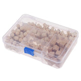 Maxbell A Box of 180 Pieces Wooden Head Push Pins Office Drawing Pins Map Mark Thumbtacks - Aladdin Shoppers