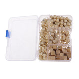Maxbell A Box of 180 Pieces Wooden Head Push Pins Office Drawing Pins Map Mark Thumbtacks - Aladdin Shoppers