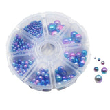 Maxbell A Box of 816 Pieces Mixed Imitation Pearl No Hole Beads Accessories for Jewelry Making Craft - Aladdin Shoppers