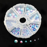 Maxbell A Box of 816 Pieces Mixed Imitation Pearl No Hole Beads Accessories for Jewelry Making Craft - Aladdin Shoppers