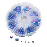 Maxbell A Box of 816 Pieces Mixed Imitation Pearl No Hole Beads Accessories for Jewelry Making Craft - Aladdin Shoppers