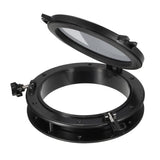 Maxbell ABS 8.5" X 8.5" Opening Boat Yatch Window Port Portlight Porthole Black - Aladdin Shoppers