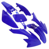Maxbell ABS Plastic Fairing Bodywork Set Cowl for HONDA XR50 CRF50 Motorbike Blue - Aladdin Shoppers