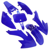 Maxbell ABS Plastic Fairing Bodywork Set Cowl for HONDA XR50 CRF50 Motorbike Blue - Aladdin Shoppers