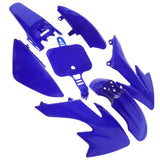 Maxbell ABS Plastic Fairing Bodywork Set Cowl for HONDA XR50 CRF50 Motorbike Blue - Aladdin Shoppers