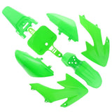 Maxbell ABS Plastic Fairing Bodywork Set Cowl for HONDA XR50 CRF50 Motorbike Green - Aladdin Shoppers