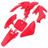 Maxbell ABS Plastic Fairing Bodywork Set Cowl for HONDA XR50 CRF50 Motorbike Red - Aladdin Shoppers