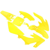 Maxbell ABS Plastic Fairing Bodywork Set Cowl for HONDA XR50 CRF50 Motorbike Yellow - Aladdin Shoppers