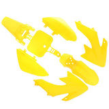 Maxbell ABS Plastic Fairing Bodywork Set Cowl for HONDA XR50 CRF50 Motorbike Yellow - Aladdin Shoppers
