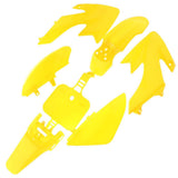 Maxbell ABS Plastic Fairing Bodywork Set Cowl for HONDA XR50 CRF50 Motorbike Yellow - Aladdin Shoppers