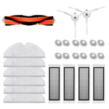 Maxbell Accessory Kit for Xiaomi Mi Robot Vacuum Cleaner Replacement Parts Pack of Main Brush,Hepa Filter,Side Brush,Cleaning Tool and Mop Cloth, 25pcs/set - Aladdin Shoppers