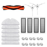 Maxbell Accessory Kit for Xiaomi Mi Robot Vacuum Cleaner Replacement Parts Pack of Main Brush,Hepa Filter,Side Brush,Cleaning Tool and Mop Cloth, 25pcs/set - Aladdin Shoppers