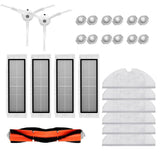 Maxbell Accessory Kit for Xiaomi Mi Robot Vacuum Cleaner Replacement Parts Pack of Main Brush,Hepa Filter,Side Brush,Cleaning Tool and Mop Cloth, 25pcs/set - Aladdin Shoppers