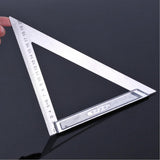 Maxbell Accurate Stainless Steel Triangle Ruler Woodworking Measuring Tools 200mm - Aladdin Shoppers