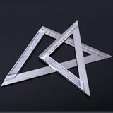 Maxbell Accurate Stainless Steel Triangle Ruler Woodworking Measuring Tools 200mm - Aladdin Shoppers
