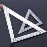 Maxbell Accurate Stainless Steel Triangle Ruler Woodworking Measuring Tools 200mm - Aladdin Shoppers