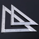 Maxbell Accurate Stainless Steel Triangle Ruler Woodworking Measuring Tools 200mm - Aladdin Shoppers
