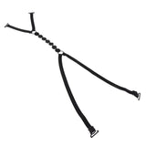 Maxbell Adjustable Cross Lace Brassiere Bra Strap Women Underwear Black plum blossom