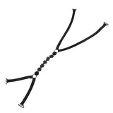 Maxbell Adjustable Cross Lace Brassiere Bra Strap Women Underwear Black plum blossom - Aladdin Shoppers