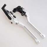 Maxbell Adjustable Folding Extendable Brake Clutch Levers for YAMAHA MT09 Silver - Aladdin Shoppers