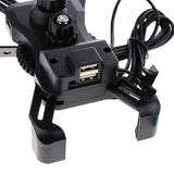 Maxbell Adjustable Handlebar Cellphone Bicycle Holder for Motorcycle Blue + Black - Aladdin Shoppers