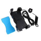 Maxbell Adjustable Handlebar Cellphone Bicycle Holder for Motorcycle Blue + Black - Aladdin Shoppers