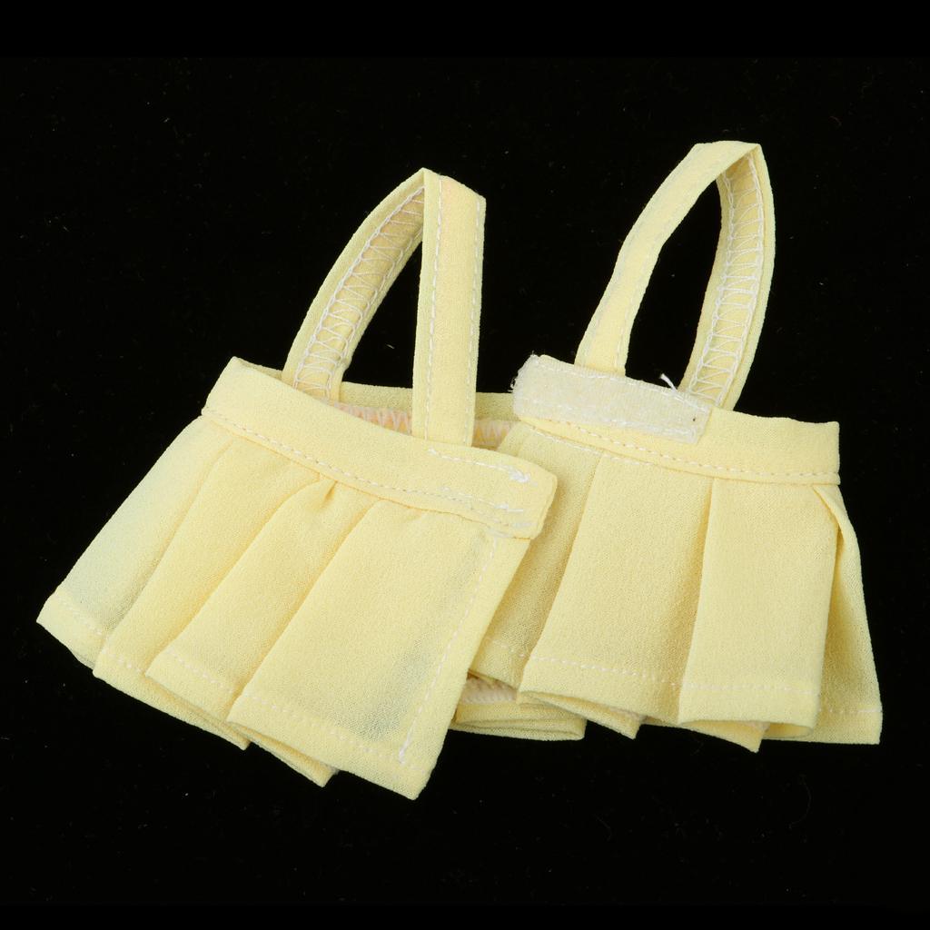 Maxbell Adorable Clothes Uniform Outfit Set For 20cm Fashion Doll Accessories Yellow - Aladdin Shoppers