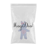 Maxbell Adorable Flannel Hooded Rompers Pajama Costume For Mellchan Baby Dolls Blue - Aladdin Shoppers