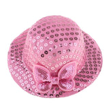 Maxbell Adorable Handmade Doll Round Sequins Hat for 1/3 BJD Doll Accessory Pink - Aladdin Shoppers