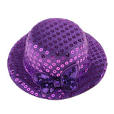 Maxbell Adorable Handmade Doll Round Sequins Hat for 1/3 BJD Doll Accessory Purple - Aladdin Shoppers