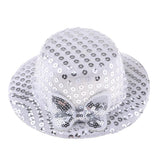 Maxbell Adorable Handmade Doll Round Sequins Hat for 1/3 BJD Doll Accessory Silver - Aladdin Shoppers