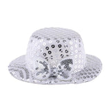 Maxbell Adorable Handmade Doll Round Sequins Hat for 1/3 BJD Doll Accessory Silver - Aladdin Shoppers