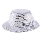 Maxbell Adorable Handmade Doll Round Sequins Hat for 1/3 BJD Doll Accessory Silver - Aladdin Shoppers