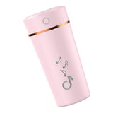 Maxbell Air Humidifier Home Office Car Outdoor 200ml LED Light White/Pink/Blue Pink - Aladdin Shoppers