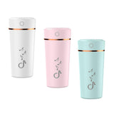 Maxbell Air Humidifier Home Office Car Outdoor 200ml LED Light White/Pink/Blue White - Aladdin Shoppers