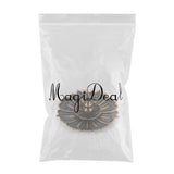 Maxbell Alloy Antique Lotus Incense Burner Holder Censer Plate Sticks Cone Coil Home Decor - Aladdin Shoppers