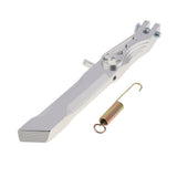 Maxbell Aluminium Alloy Motorcycle Side Stand Kick Stand For BWS Replacement Silver - Aladdin Shoppers