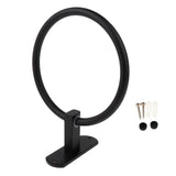 Maxbell Aluminum Bathroom Hotel Shower Towel Ring Rack Bath Rail Wall Mounted Round Shelf Hanging Hanger Holder - Aladdin Shoppers