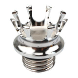 Maxbell Aluminum Flush Pop Up Reservoir Gas Cap Vented Fuel Tank for Yamaha Silver - Aladdin Shoppers