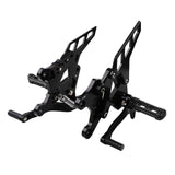 Maxbell Aluminum Folding Adjustable Black Footrests Bracket for Kawasaki Z900 2017 - Aladdin Shoppers