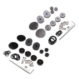 Maxbell Aluminum Frame Hole Cover Caps Plugs Set for BMW R1200GS 2014-2017 Silver - Aladdin Shoppers