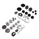 Maxbell Aluminum Frame Hole Cover Caps Plugs Set for BMW R1200GS 2014-2017 Silver - Aladdin Shoppers