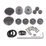 Maxbell Aluminum Frame Hole Cover Caps Plugs Set for BMW R1200GS 2014-2017 Silver - Aladdin Shoppers