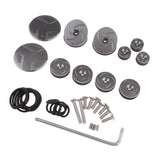 Maxbell Aluminum Frame Hole Cover Caps Plugs Set for BMW R1200GS 2014-2017 Silver - Aladdin Shoppers