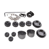 Maxbell Aluminum Frame Hole Cover Caps Plugs Set for BMW R1200GS 2014-2017 Silver - Aladdin Shoppers